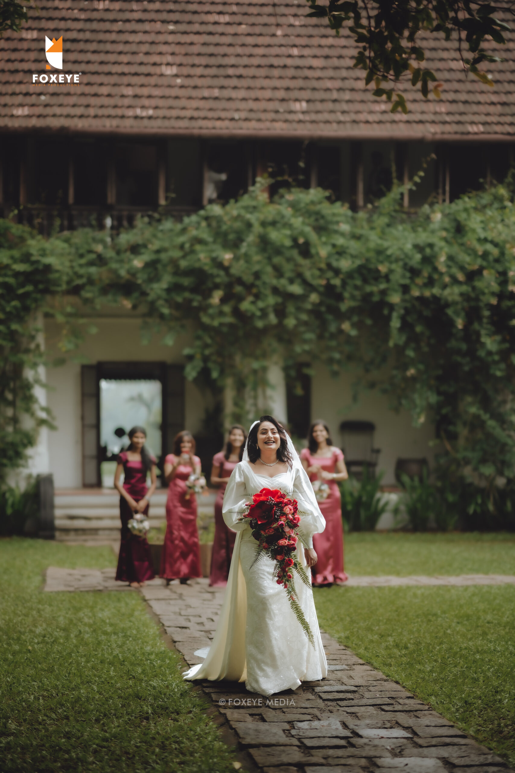 Chippy and Chris on their wedding day